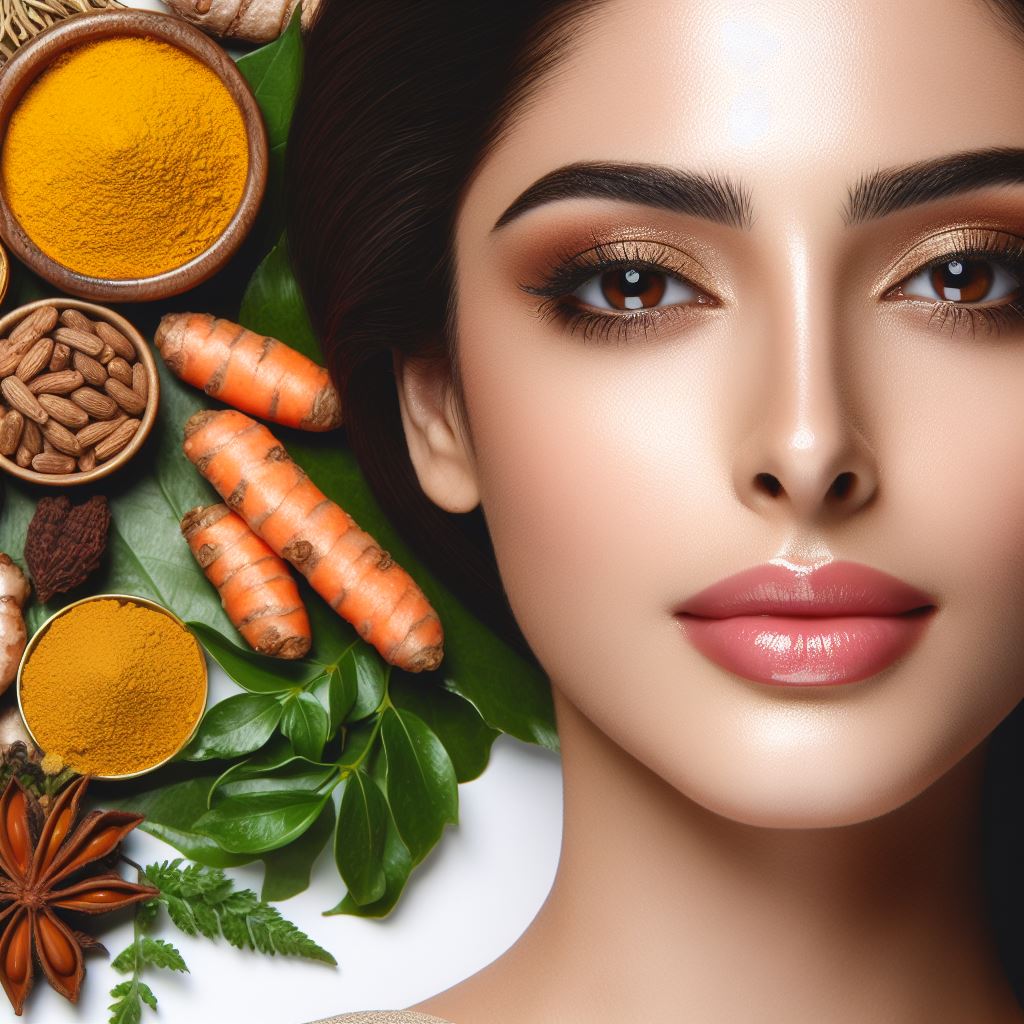   Ayurvedic Skincare the is basic of what you need to maintain healthy skincare routine a photo of products used and face application What Is  Ayurvedic Skincare: The Basics