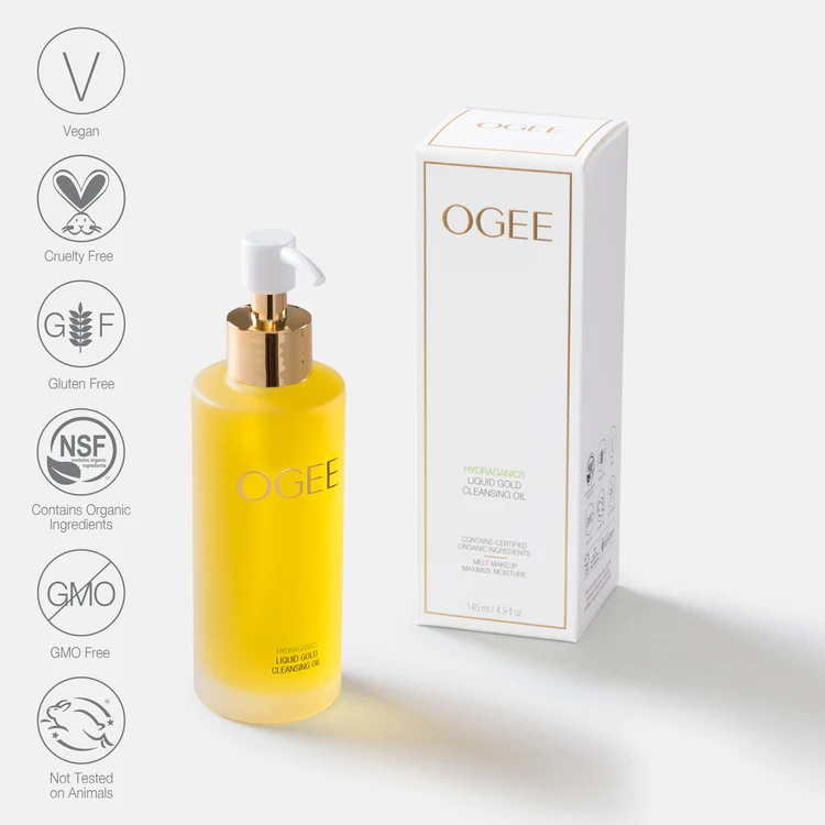 Ogee: Pioneering Clean Beauty With Hydraganics - A Comprehensive ReviewA gentle-yet-effective Golden Jojoba Oil makeup removing cleanser that activates with water to break bonds of makeup and impurities 