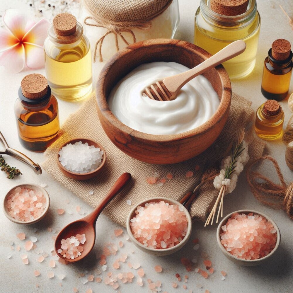 DIY Body Scrub Recipes with Himalayan Salt.
