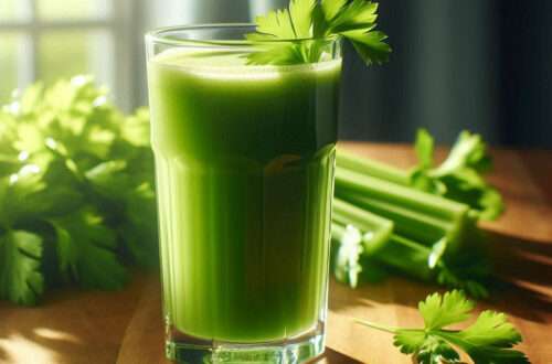 Celery juice for gut health and metabolism
