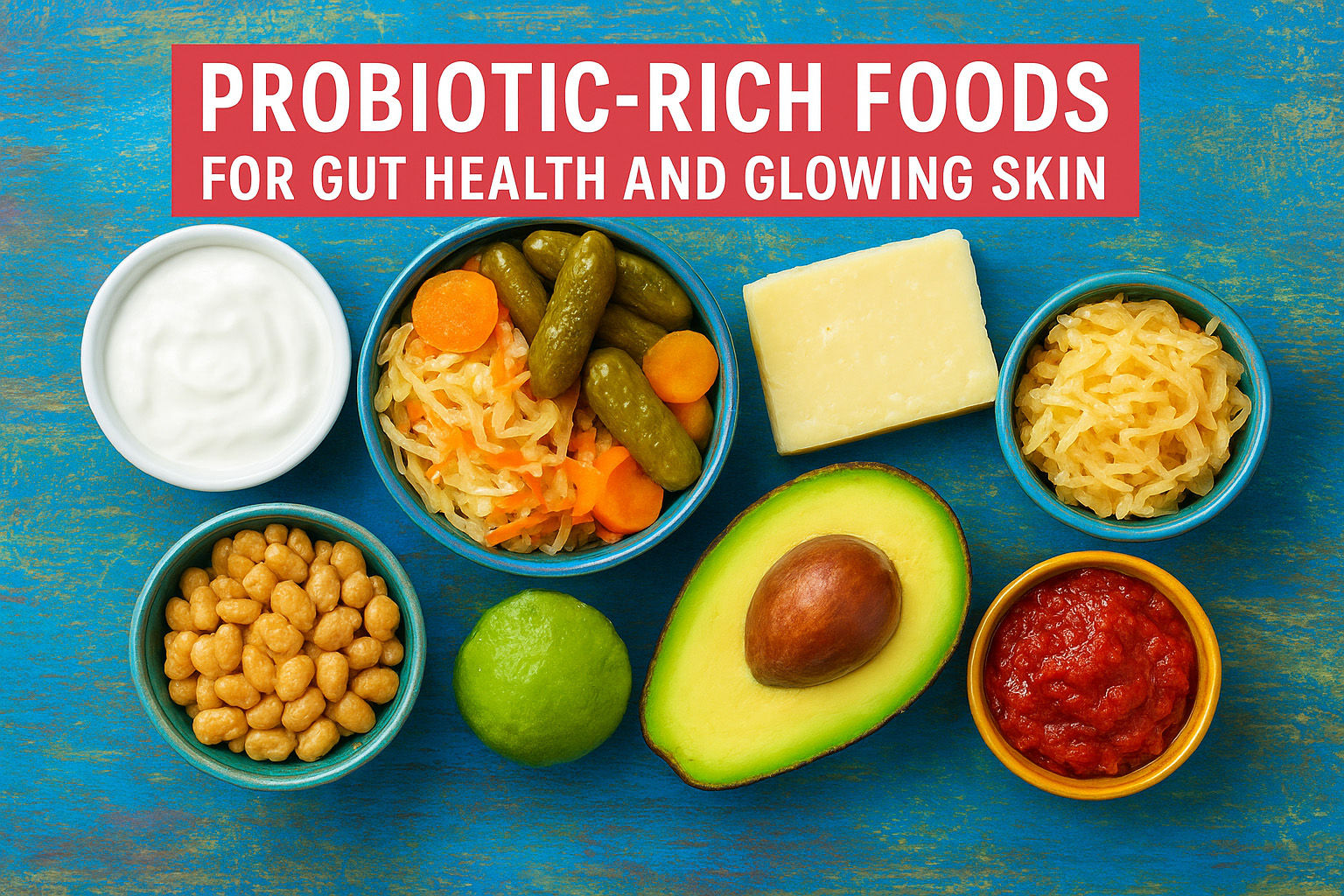 The Gut-Skin Connection: How Probiotics Unlock Radiant Beauty In 2025 Probiotic foods for glowing skin